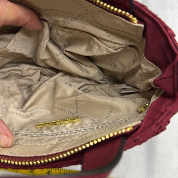 Steve Madden New burgundy clutch small crossbody NWT - Picture 6 of 7